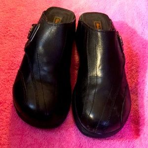 Vintage 1980,s Leather Harley Davidson Clogs